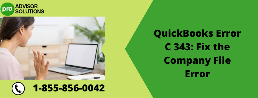 QuickBooks Error C 343: Fix the Company File Error