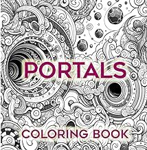 R.E.A.D Book (Choice Award) Portals Coloring Book: 50 Pages of Surreal and Whimsical Worlds: Book 2