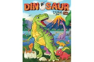 Read B.O.O.K (Award Finalists) Dinosaur Coloring Book for Kids: Realistic, Fun, Adorable Illustratio