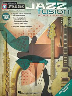VIEW [EBOOK EPUB KINDLE PDF] Jazz Fusion: Jazz Play-Along Volume 185 (Hal Leonard Jazz Play-along) b