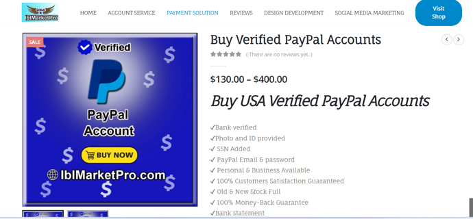 product SALE & Buy Verified PayPal  Accounts & Top 10 best to site