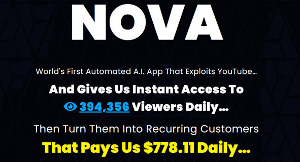 Nova Review - Your Ticket to Passive Income on YouTube