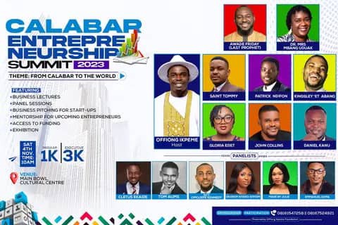 The 12 major reasons to attend the Calabar Entrepreneurs Summit themed "Calabar to the World"