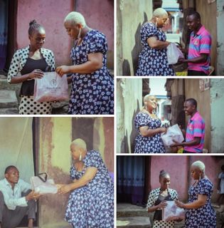 VICTORY EKPE Extends love & relief materials to People Suffering Visual Impairment in CRS