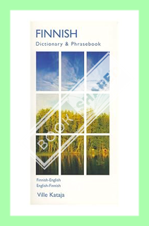 (Download (PDF) Finnish-English/English-Finnish Dictionary & Phrasebook (Hippocrene Dictionary & Phr