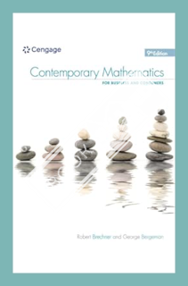 (PDF Download) Contemporary Mathematics for Business & Consumers, 9th (MindTap Course List) by Rober