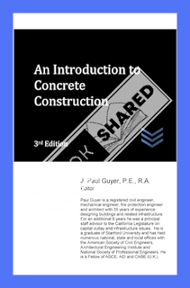 (Ebook Download) An Introduction to Concrete Construction (Concrete Engineering) by J. Paul Guyer