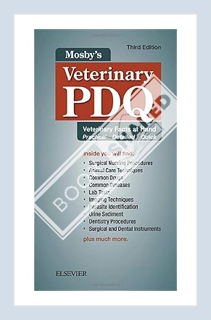 (PDF) DOWNLOAD Mosby's Veterinary PDQ: Veterinary Facts at Hand by Margi Sirois EdD MS RVT CVT LAT V