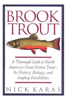 (DOWNLOAD (EBOOK) Brook Trout by Nick Karas