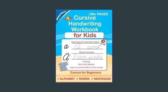 Epub Kndle Cursive Handwriting Workbook For Kids: Cursive for beginners workbook. Cursive letter tr