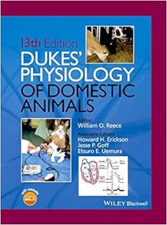 GET [KINDLE PDF EBOOK EPUB] Dukes' Physiology of Domestic Animals by William O. Reece,Howard H. Eric