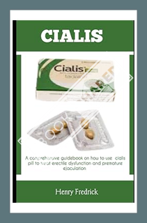(PDF Download) CIALIS: A comprehensive guidebook on how to use cialis pill to treat erectile dysfunc