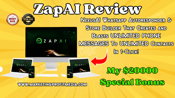 ZapAI Review – Ultimate NEXUS AI WhatsApp Autoresponder Tool