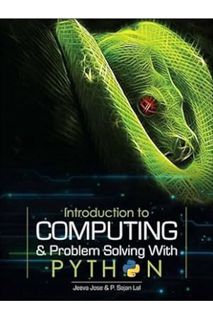 (DOWNLOAD (EBOOK) Introduction to Computing & Problem Solving Through Python by Jeeva Jose