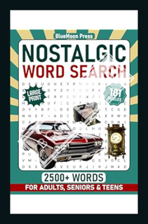 Download (EBOOK) Nostalgic Word Search Puzzles Large Print: 101 Golden Age Word Find Puzzle For Seni