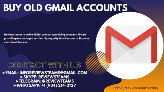 Buy Old Gmail Accounts - Old Or New, 100% PVA (reviewsteams)
