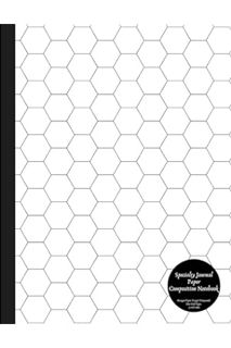 (PDF Download) Specialty Journal Paper Composition Notebook Hexagon Paper (Large) Honeycomb Hex Grid