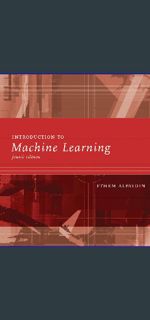 [READ EBOOK]$$ 📖 Introduction to Machine Learning, fourth edition (Adaptive Computation and Mac