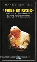 Download [EPUB] Fides et ratio. Lettera enciclica di Giovanni Paolo II ai vescovi della Chiesa catto