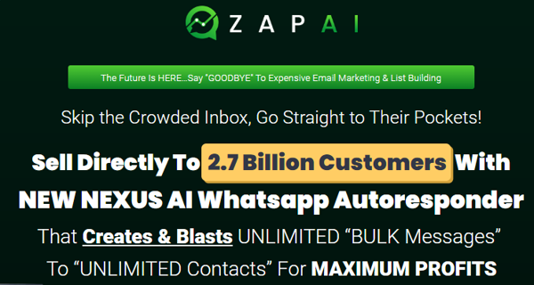 ZapAI Review - Say Goodbye To Expensive Email Marketing