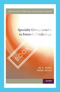 (EBOOK) (PDF) Specialty Competencies in Forensic Psychology (Specialty Competencies in Professional