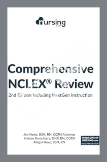 (PDF Download) NURSING.com Comprehensive NCLEX® Review Book: Includes NextGen Content and Complete N