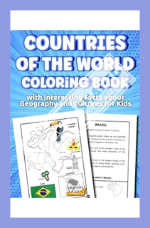 (PDF Download) Countries of the World Coloring Book: Educational Map Coloring Book with Interesting
