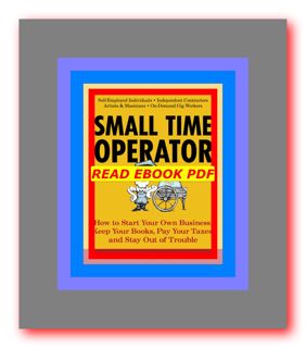 READDOWNLOAD$[ Small Time Operator READDOWNLOAD$^ by Bernard Kamoroff