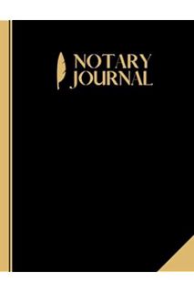 (DOWNLOAD) (PDF) Notary Journal: Notary Public Logbook 8.5 x 11 to Record Notarial Acts for 200 Entr