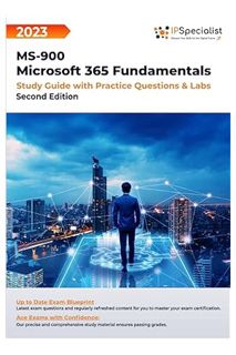 (PDF) DOWNLOAD MS-900: Microsoft 365 Fundamentals :Study Guide With Practice Questions & Labs: Secon