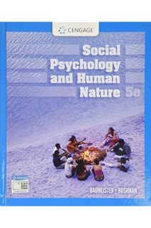 (Download) (Ebook) Social Psychology and Human Nature (MindTap Course List) by Roy F. Baumeister