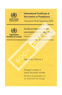 (PDF) (Ebook) International Certificate of Vaccination with Vinyl Document Holder - World Health Org