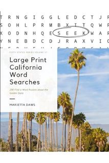 Download EBOOK California Word Searches: 200 Puzzles about the Golden State (Large Print United Stat