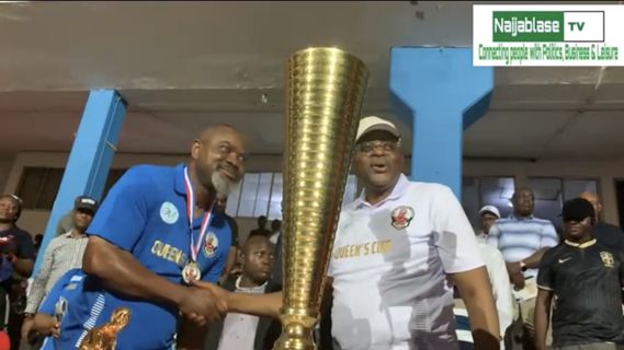 QUEEN'S CUP 2024: GOV. PRINCE OTU AWARDS CHIEF OF STAFF FOR SUPPORTING WOMEN THROUGH FOOTBALL IN CRS