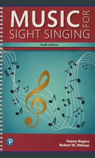 [R.E.A.D P.D.F] 💖 Music for Sight Singing (What's New in Music)     10th Edition Full Pages