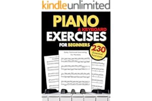 (Best Book) Read FREE Piano & Keyboard Exercises for Beginners, Daily Technical Exercising for Piani