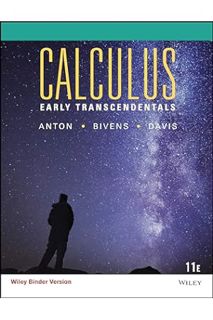 FREE PDF Calculus: Early Transcendentals by Howard Anton