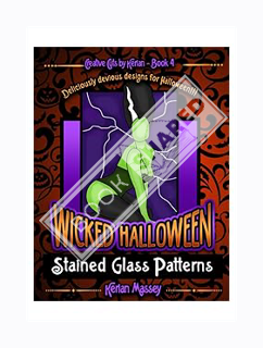 ook Download Creative Cuts by Kerian- Wicked Halloween: Stained Glass Patterns by Kerian Massey