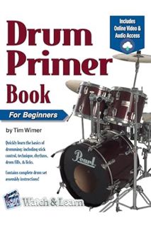 (PDF Free) Drum Primer Book for Beginners by Tim Wimer