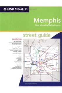 Free Pdf Rand Mcnally Memphis: West Memphis/Shelby County, Street Guide by Rand McNally and Company