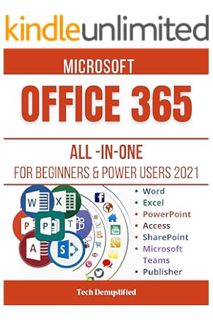 Download EBOOK MICROSOFT OFFICE 365 ALL-IN-ONE FOR BEGINNERS & POWER USERS: The Concise Microsoft Of