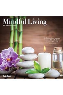 (PDF Download) Mindful Living 2022 12 x 12 Inch Monthly Square Wall Calendar by Brush Dance, Art Quo