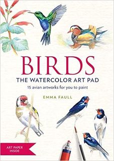 Books⚡️Download❤️ Birds the Watercolor Art Pad: 15 avian artworks for you to paint Online Book