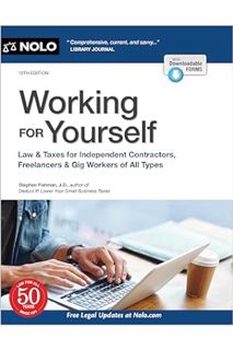 (FREE) (PDF) Working for Yourself: Law & Taxes for Independent Contractors, Freelancers & Gig Worker