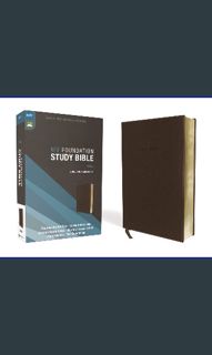 Read Ebook 🌟 NIV, Foundation Study Bible, Leathersoft, Brown, Red Letter     Imitation Leather
