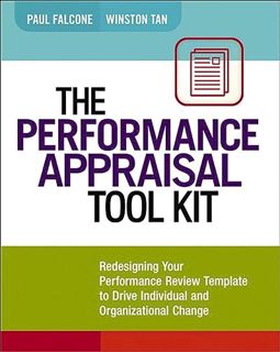 [READ PDF] The Performance Appraisal Tool Kit: Redesigning Your Performance Review Template to Dri