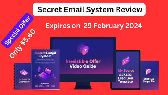 Secret Email System Review-How I Built A 7-Figure Online Business!