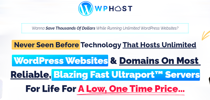 WP Host Review 2024- Host Unlimited WordPress™ Websites & Domains