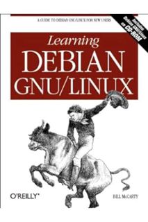PDF Ebook Learning Debian Gnu/Linux by Bill McCarty