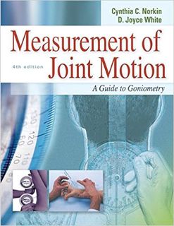READ⚡️PDF❤️eBook Measurement of Joint Motion : A Guide to Goniometry, 4th Edition Full Ebook